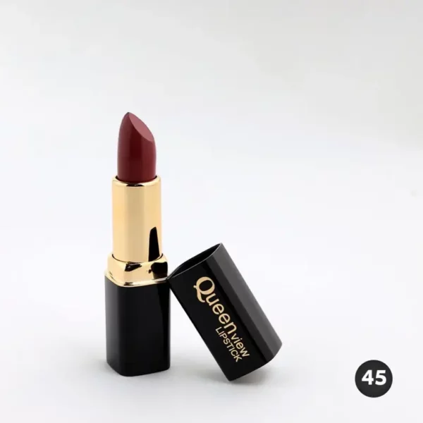 Introducing the Queen View Creamy Rouge Lipstick (45), your new go-to for a bold and beautiful pout.