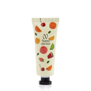 Introducing the Nano Beauty Hand Cream with Fruit Extracts 50 g, a nourishing solution for dry and rough hands. This hand cream is designed to provide deep hydration and care for your skin, leaving your hands feeling soft and smooth.