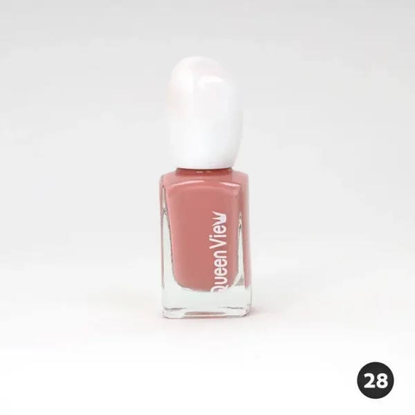 Introducing the Queen View Nail Polish 28, a high-quality nail polish perfect for adding a pop of color to your nails.