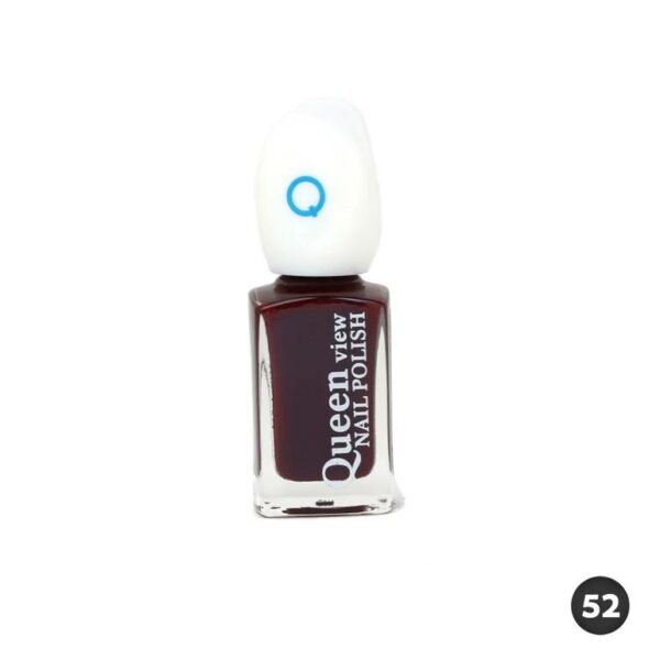 Introducing the Queen View nail polish 52, a vibrant and long-lasting nail polish that adds a pop of color to your look.