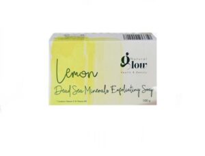 Introducing the Natural Glow Lemon Dead Sea Minerals Exfoliating Soap 100 g, a bar that will leave your skin feeling refreshed and revitalized.