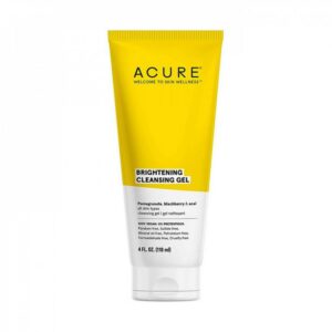 Introducing the Acure Skin Brightening Cleansing Gel 118 ml, a powerful solution for achieving brighter, more radiant skin.