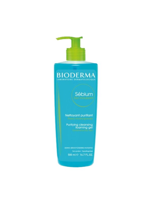 Bioderma Sebium Foaming Skin Cleansing Gel 500 ml