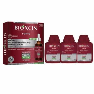 Introducing the Bioxcin Forte Serum 3x50ml + Bioxcin Forte Shampoo 3x300ml