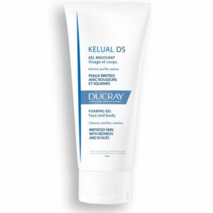 Introducing the Ducray Kelual DS Foaming Gel for Face and Body 200 ml, the perfect solution for gentle and effective cleansing.