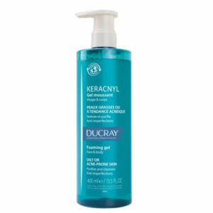 Introducing the Ducray Keracnyl Foaming Gel 400 ml , a powerful solution for clear and healthy skin. This gentle foaming gel is specially formulated to deeply cleanse and purify the skin, helping to reduce excess oil and prevent blemishes.