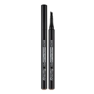 Introducing the Flormar Brow Micro Filler Pen 01 Light Brown, the perfect solution for achieving natural-looking, fuller eyebrows.