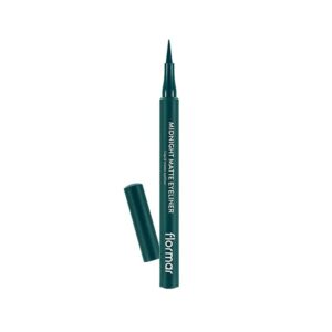 Introducing the Flormar Midnight Matte Eyeliner 04 Green, the perfect way to make a statement with your eye makeup. This eyeliner offers a long-lasting, matte finish in a bold green color that is sure to turn heads.