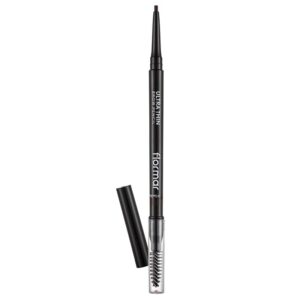 Introducing the Flormar Ultra Thin Brow Pencil 04 Dark Brown, the perfect tool for achieving flawless, natural-looking brows.