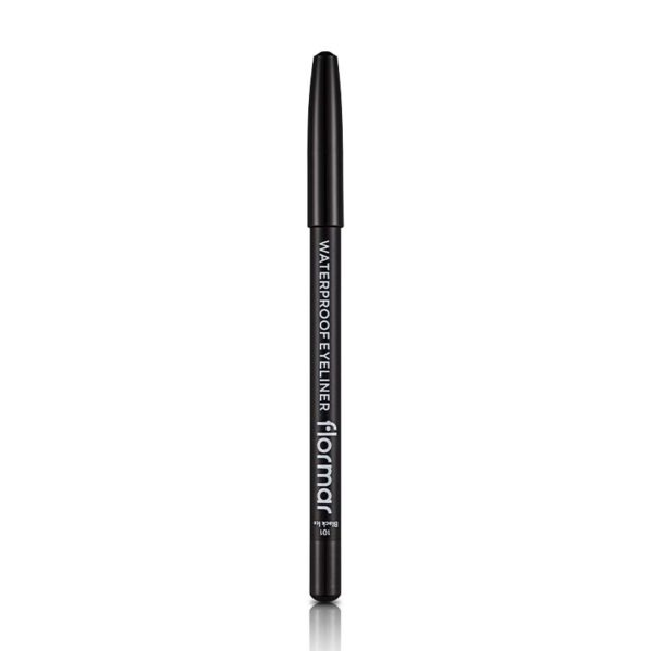 Introducing the Flormar Waterproof Eyeliner 101 Black Ice, the ultimate solution for effortlessly defining your eyes with bold, long-lasting color.