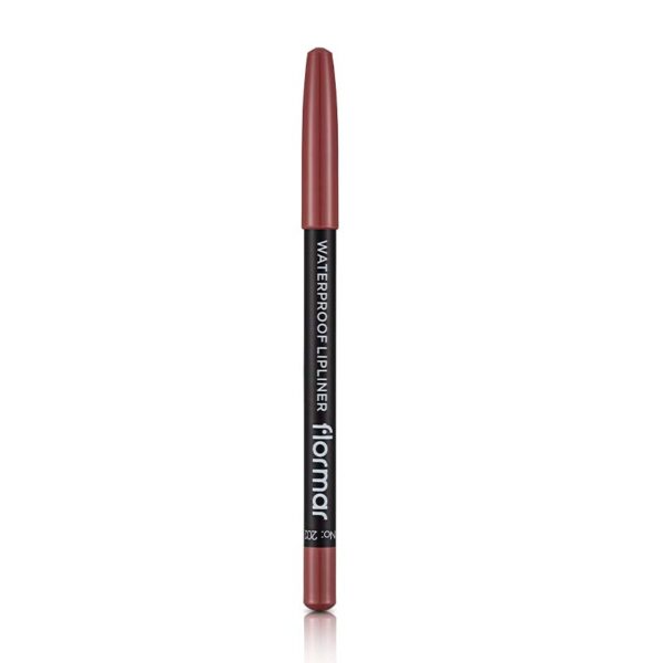 Introducing the Flormar Waterproof Lip Liner 202 Soft Pink Brown, your ultimate solution for long-lasting, smudge-proof lip definition.