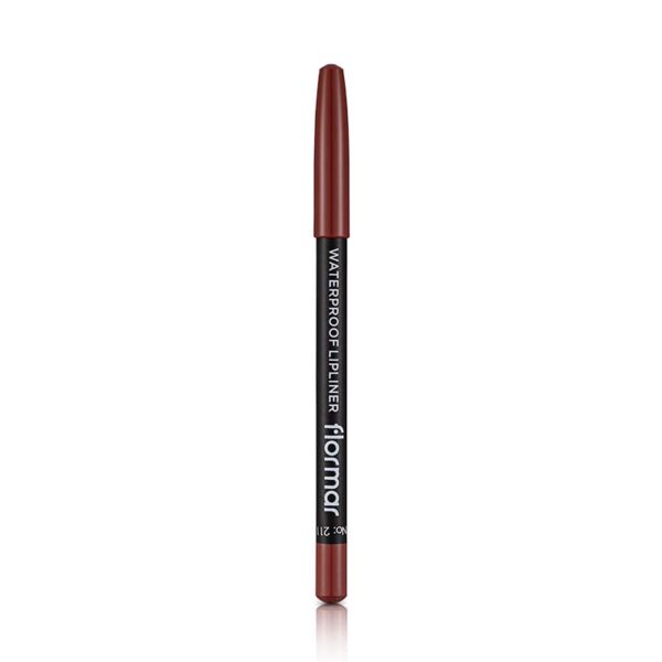 Introducing the Flormar Waterproof Lipliner 211 Classical Brown, the perfect lip liner for long-lasting, smudge-proof color.