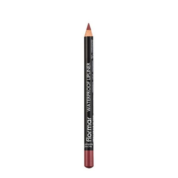 Introducing the Flormar Waterproof Lipliner 246 Rosebush, a high-quality lip liner designed to provide long-lasting wear and precision application.