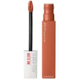 نقدم لكم أحمر الشفاه مايبيلين نيويورك سوبر ستاي مات إنك أنود سائل مطفي 75 فايتر | Maybelline New York، الإضافة المثالية لمجموعة مكياجك للحصول على لون يدوم طويلاً ولمسة نهائية جريئة وغير لامعة.