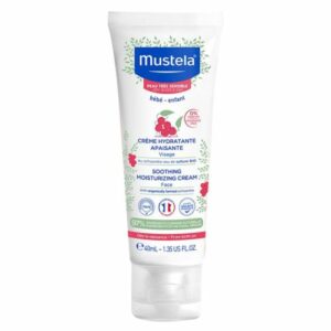 Introducing the Mustela Soothing Moisturizing Cream Face 40 ml, a gentle and effective solution for soothing and moisturizing your skin.