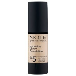 Introducing the Note Hydrating Serum Foundation 100, a revolutionary makeup product that provides hydration and coverage in one.