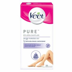 Veet Pure Leg and Body Wax Strips 20 Pieces