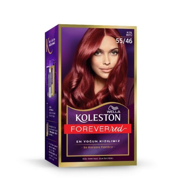 Wella Koleston Kit Forever Red Hair Color 55/46 Red Magic