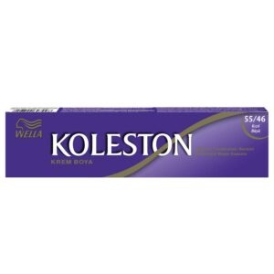 Introducing the Wella Koleston Tube Hair Color 55-46 Red Magic, a vibrant and long-lasting hair color option for a bold and beautiful look.