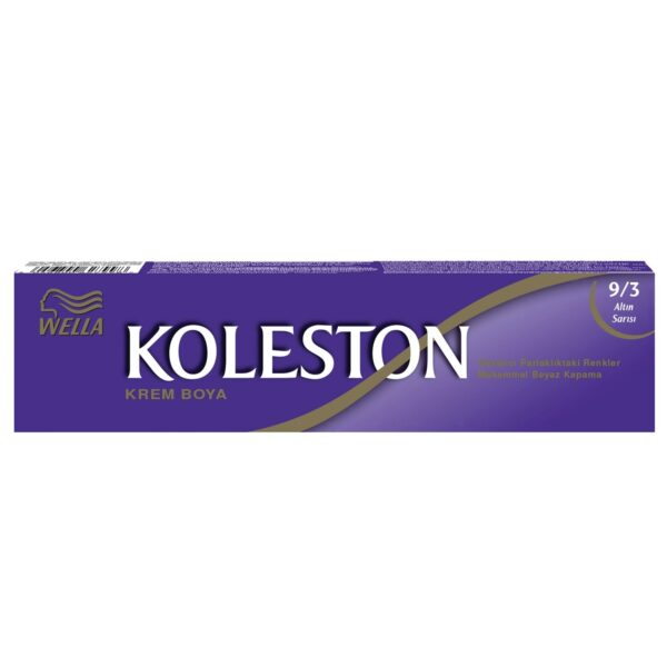 Wella Koleston Tube Hair Color 9/3 Golden Blonde