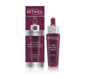 Introducing the SOME BY MI Retinol Super Serum Night Treatment 30 ml, a powerful solution for rejuvenating and improving the appearance of your skin.