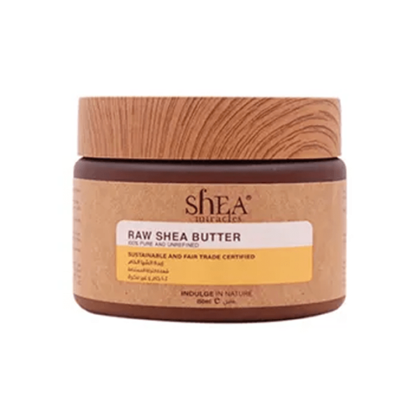 Introducing Shea Miracles Raw Shea Butter 150 ml, a 150 ml product that is perfect for nourishing and moisturizing your skin.