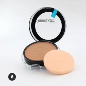 Introducing the Queen View Compact Face Powder - (6), an essential addition to your beauty routine. This finely milled face powder is designed to provide a smooth, matte finish that lasts all day.