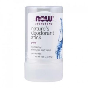 Introducing the NOW Solutions Nature's Deodorant Stick Pure 120 g, a reliable solution for keeping you feeling fresh and confident throughout the day.