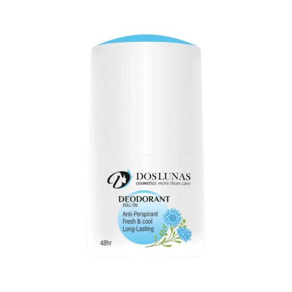 Introducing the Dos Lunas Antiperspirant Roll-on Deodorant Blue 50 ml, your reliable solution for all-day freshness and odor protection.