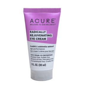 Introducing the Acure Radically Rejuvenating Eye Cream 30 ml, the ultimate solution for youthful and revitalized under-eye skin.