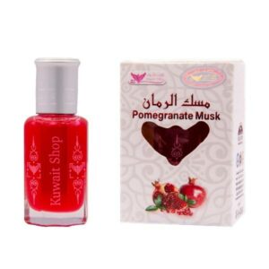 Introducing the Kuwait Shop Pomegranate Musk 12 g, a luxurious and aromatic fragrance with a unique blend of pomegranate and musk.