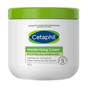 Introducing the Cetaphil Moisturizing Cream 453 g, perfect for keeping your skin hydrated and healthy.