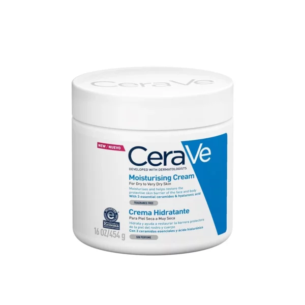 Introducing the CeraVe Moisturizing Cream 340 gr, the perfect solution for all-day hydration and skin protection.