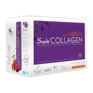 مكمل غذائي سودا كولاجين سامبوكوس بنكهة الكرز 30x40 مل (منتج مفيد) | Suda Collagen