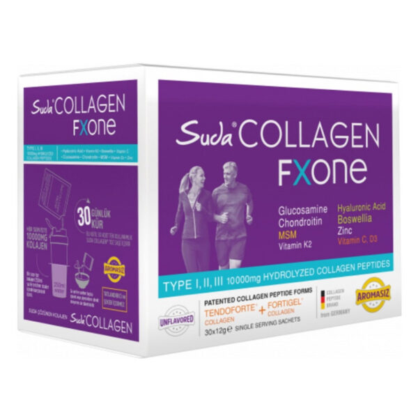 سودا كولاجين فكسون، طعام تكميلي غير منكه، 30 × 12 جرام | Suda Collagen