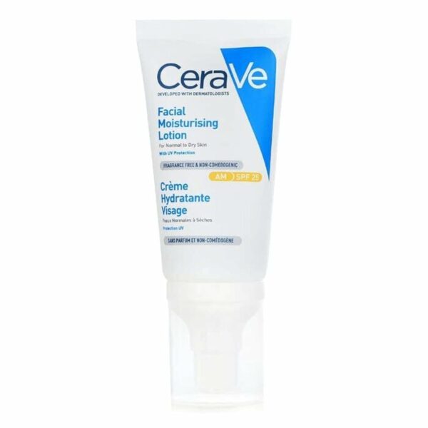 Introducing the CeraVe Face Cream SPF 25 52 ml, a multifunctional skincare essential for daily use.