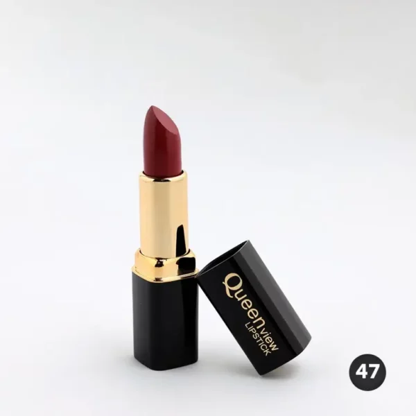 Introducing the Queen view creamy rouge lipstick (47), a luxurious and long-lasting lipstick that adds a pop of color to your lips.