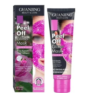 Introducing the Guanjing Peel Off Glitter Mask 100 ml, a powerful solution for rejuvenating your skin.