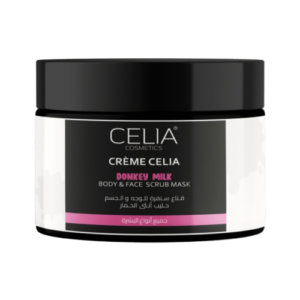 Introducing the Celia Donkey Milk Body And Face Scrub Mask, a versatile solution for gentle exfoliation and nourishment. Formulated with care, this scrub mask is designed to leave your skin feeling smooth and refreshed.