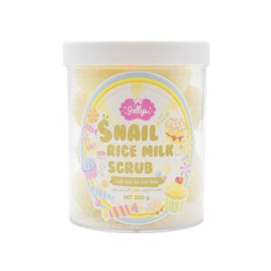 Introducing Jelly's Snail Rice Milk Scrub 300 g, the perfect solution for achieving smooth and glowing skin. This exfoliating scrub is infused with the nourishing properties of rice milk, designed to gently slough away dead skin cells and reveal a more radiant complexion.