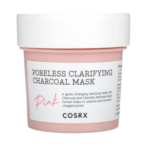 Introducing the COSRX Pink Poreless Clarifying Charcoal Mask 120 g, this mask is your answer to pore refining and skin purification.