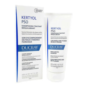 Introducing the Ducray Kertyol PSO Treatment Shampoo 200 ml, a powerful solution for managing psoriasis on the scalp.