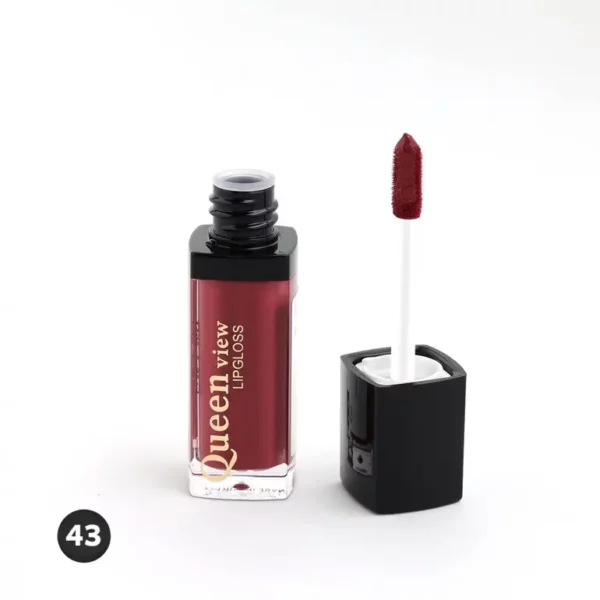 Introducing the Queen View Liquid Rouge Lipgloss - (43), the perfect choice for a bold and beautiful lip color. Achieve a stunning and long-lasting look with this high-quality lipstick.