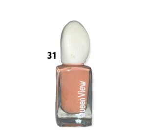 Introducing the Queen View Nail Polish 31, a high-quality polish for a flawless finish on your nails.