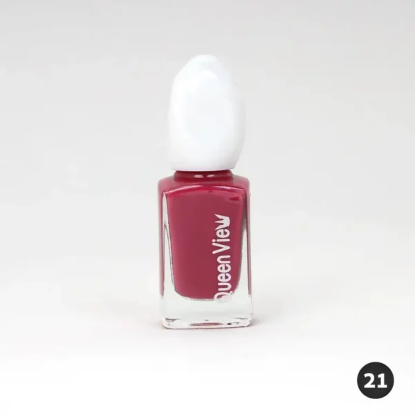 Introducing Queen View nail polish 21, the perfect addition to your beauty routine. This high-quality nail polish is designed to provide a smooth and flawless finish, while also offering long-lasting color and shine.