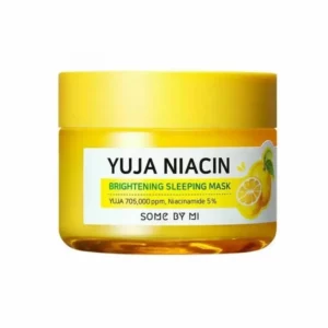 Introducing the Some By Mi Yuga Niacin Brightening Sleeping Mask 60 g, formulated to give your skin a radiant and rejuvenated look overnight.