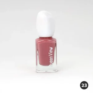 Introducing the Queen View Nail Polish 23, a high-quality and long-lasting nail lacquer that adds a pop of color to your nails.