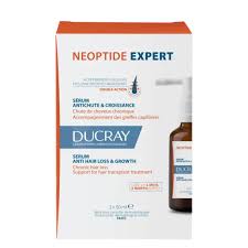 Introducing the Ducray Neoptide Expert Serum Anti-Hair Loss & Growth 2x 50 ml, a powerful serum designed to promote hair growth and reduce hair loss.