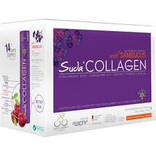 Suda Collagen Sambucus Food Supplement with Cherry Flavor 30x40 ml (Advantageous Product)