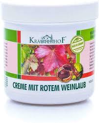 Krauterhof Red Vine Leaf Horse Chestnut Extract Leg Cream - 250 ml